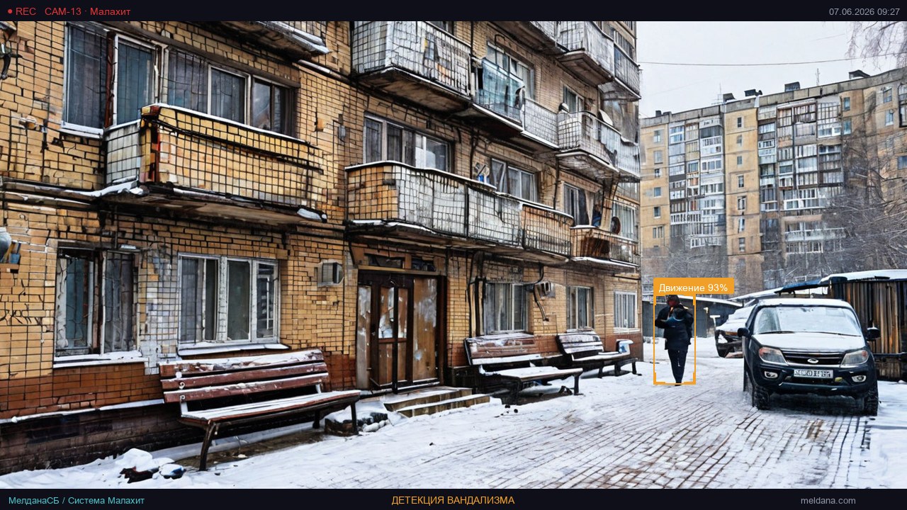 Детекция вандализма в подъезде с помощью ИИ